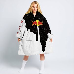 MOTOCROCSS LIMITED EDITION - CUSTOM NAME - REDBULL - OODIE BLANKET HOODIE