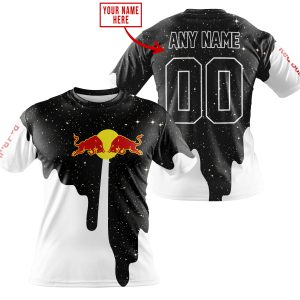 MOTOCROCSS LIMITED EDITION - CUSTOM NAME - REDBULL - T-SHIRT