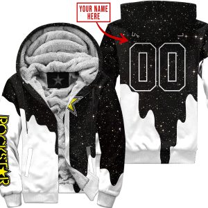 MOTOCROCSS LIMITED EDITION - CUSTOM NAME - ROCKSTAR - FLEECE ZIP HOODIE