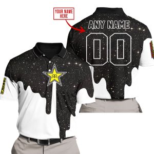MOTOCROCSS LIMITED EDITION - CUSTOM NAME - ROCKSTAR - POLO SHIRT