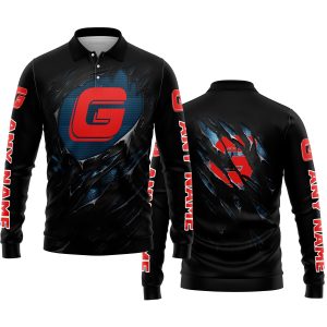 LIMITED EDITION SUPERMAN - GASGAS - LONG SLEEVE POLO SHIRT