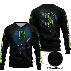 LIMITED EDITION SUPERMAN - MONSTER ENERGY - SWEATER UGLY