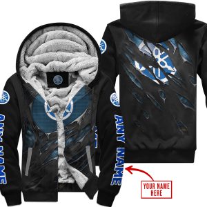 LIMITED EDITION SUPERMAN - YAMAHA BLUE - FLEECE ZIP HOODIE