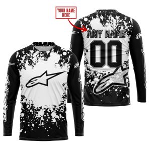 LIMITED EDITION MOTOCROCSS - CUSTOM NAME - ALPINESTARS - JERSEY