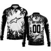 LIMITED EDITION MOTOCROCSS - CUSTOM NAME - ALPINESTARS - LONG SLEEVE POLO SHIRT