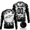 LIMITED EDITION MOTOCROCSS - CUSTOM NAME - ALPINESTARS - SWEATER UGLY