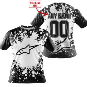LIMITED EDITION MOTOCROCSS - CUSTOM NAME - ALPINESTARS - T-SHIRT
