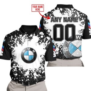 LIMITED EDITION MOTOCROCSS - CUSTOM NAME - BMW - POLO SHIRT