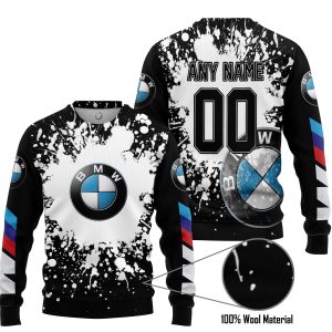 LIMITED EDITION MOTOCROCSS - CUSTOM NAME - BMW - SWEATER UGLY