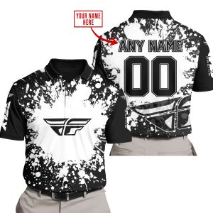 LIMITED EDITION MOTOCROCSS - CUSTOM NAME - FLY RACING - POLO SHIRT