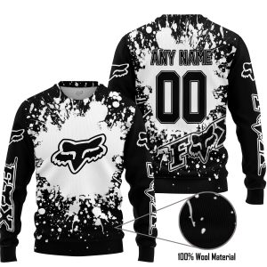 LIMITED EDITION MOTOCROCSS - CUSTOM NAME - FOX RACING - SWEATER UGLY