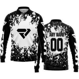 LIMITED EDITION MOTOCROCSS - CUSTOM NAME - FXR - LONG SLEEVE POLO SHIRT