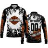 LIMITED EDITION MOTOCROCSS - CUSTOM NAME - HARLEY DAVIDSON - LONG SLEEVE POLO SHIRT
