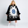 LIMITED EDITION MOTOCROCSS - CUSTOM NAME - HUSQVARNA - OODIE BLANKET HOODIE