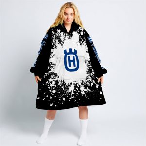 LIMITED EDITION MOTOCROCSS - CUSTOM NAME - HUSQVARNA - OODIE BLANKET HOODIE