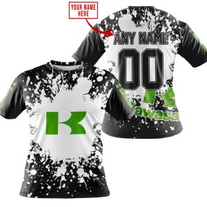 LIMITED EDITION MOTOCROCSS - CUSTOM NAME - KAWASAKI - T-SHIRT