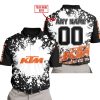 LIMITED EDITION MOTOCROCSS - CUSTOM NAME - KTM - POLO SHIRT