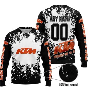 LIMITED EDITION MOTOCROCSS - CUSTOM NAME - KTM - SWEATER UGLY