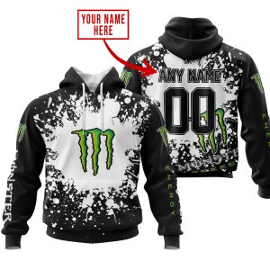 LIMITED EDITION MOTOCROCSS - CUSTOM NAME - MONSTER ENERGY