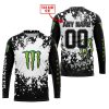 LIMITED EDITION MOTOCROCSS - CUSTOM NAME - MONSTER ENERGY - JERSEY