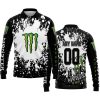 LIMITED EDITION MOTOCROCSS - CUSTOM NAME - MONSTER ENERGY - LONG SLEEVE POLO SHIRT