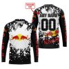 LIMITED EDITION MOTOCROCSS - CUSTOM NAME - REDBULL - JERSEY