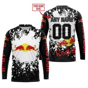 LIMITED EDITION MOTOCROCSS - CUSTOM NAME - REDBULL - JERSEY
