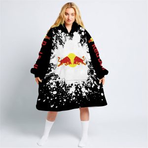 LIMITED EDITION MOTOCROCSS - CUSTOM NAME - REDBULL - OODIE BLANKET HOODIE