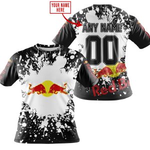 LIMITED EDITION MOTOCROCSS - CUSTOM NAME - REDBULL - T-SHIRT