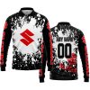 LIMITED EDITION MOTOCROCSS - CUSTOM NAME - SUZUKI - LONG SLEEVE POLO SHIRT