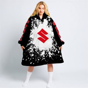 LIMITED EDITION MOTOCROCSS - CUSTOM NAME - SUZUKI - OODIE BLANKET HOODIE