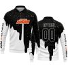 MOTOCROCSS LIMITED EDITION - CUSTOM NAME - KTM - LONG SLEEVE POLO SHIRT