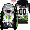 LIMITED EDITION MOTOCROCSS - CUSTOM NAME - KAWASAKI - FLEECE ZIP HOODIE
