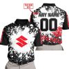 LIMITED EDITION MOTOCROCSS - CUSTOM NAME - SUZUKI - POLO SHIRT