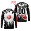 LIMITED EDITION MOTOCROCSS - CUSTOM NAME - YAMAHA - RED - JERSEY