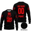 GO FOX YOUR SELF – LIMITED EDITION – FOX RACING - RED - SWEATER UGLY