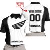 LIMITED EDITION - CUSTOM NAME MOTOCROCSS V2 - HONDA - POLO SHIRT