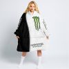 LIMITED EDITION - CUSTOM NAME MOTOCROCSS V2 - MONSTER  ENERGY - OODIE BLANKET HOODIE