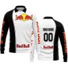 LIMITED EDITION - CUSTOM NAME MOTOCROCSS V2 - RED BULL - LONG SLEEVE POLO SHIRT