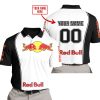 LIMITED EDITION - CUSTOM NAME MOTOCROCSS V2 - RED BULL - POLO SHIRT