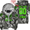 ZERO FOX GIVEN – LIMITED EDITION – FOX RACING CAMO - GREEN - FLEECE ZIP HOODIE
