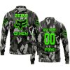 ZERO FOX GIVEN – LIMITED EDITION – FOX RACING CAMO - GREEN - LONG SLEEVE POLO SHIRT