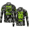 ZERO FOX GIVEN – LIMITED EDITION – FOX RACING CAMO - NEON - LONG SLEEVE POLO SHIRT