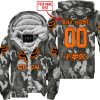 ZERO FOX GIVEN – LIMITED EDITION – FOX RACING CAMO - ORANGE - FLEECE ZIP HOODIE