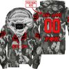 ZERO FOX GIVEN – LIMITED EDITION – FOX RACING CAMO - RED - FLEECE ZIP HOODIE
