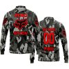ZERO FOX GIVEN – LIMITED EDITION – FOX RACING CAMO - RED - LONG SLEEVE POLO SHIRT