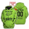 RACING GIRLS LIKE IT DIRTY - FOX RACING - GREEN 1