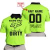 RACING GIRLS LIKE IT DIRTY - FOX RACING - GREEN 1 - POLO SHIRT