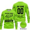RACING GIRLS LIKE IT DIRTY - FOX RACING - GREEN 1 - SWEATER UGLY