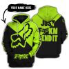 JUST FKCN SEND IT - 3D ALL OVER PRINTED - FOX RACING - NEON